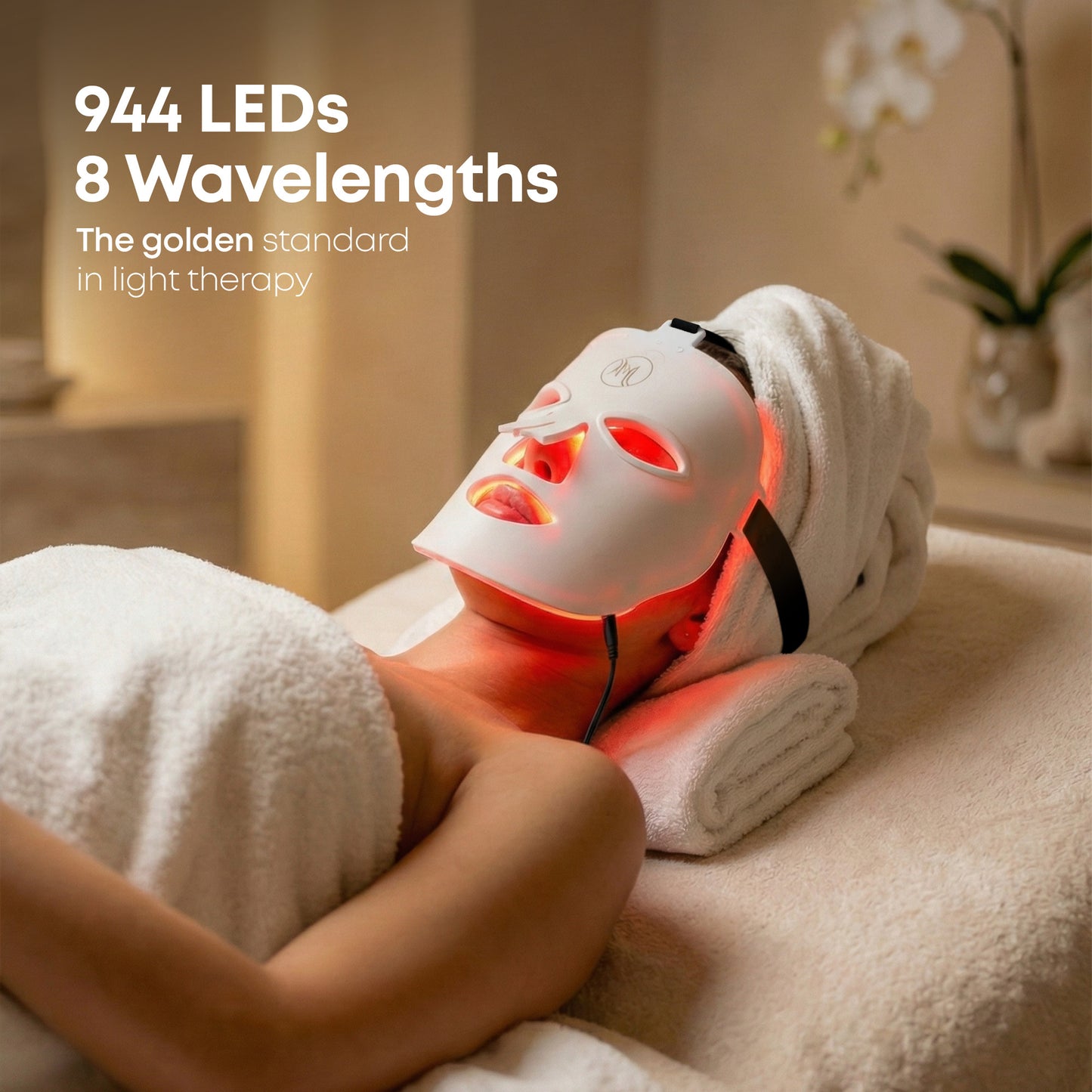 Red light & Near infrared therapy LED face mask