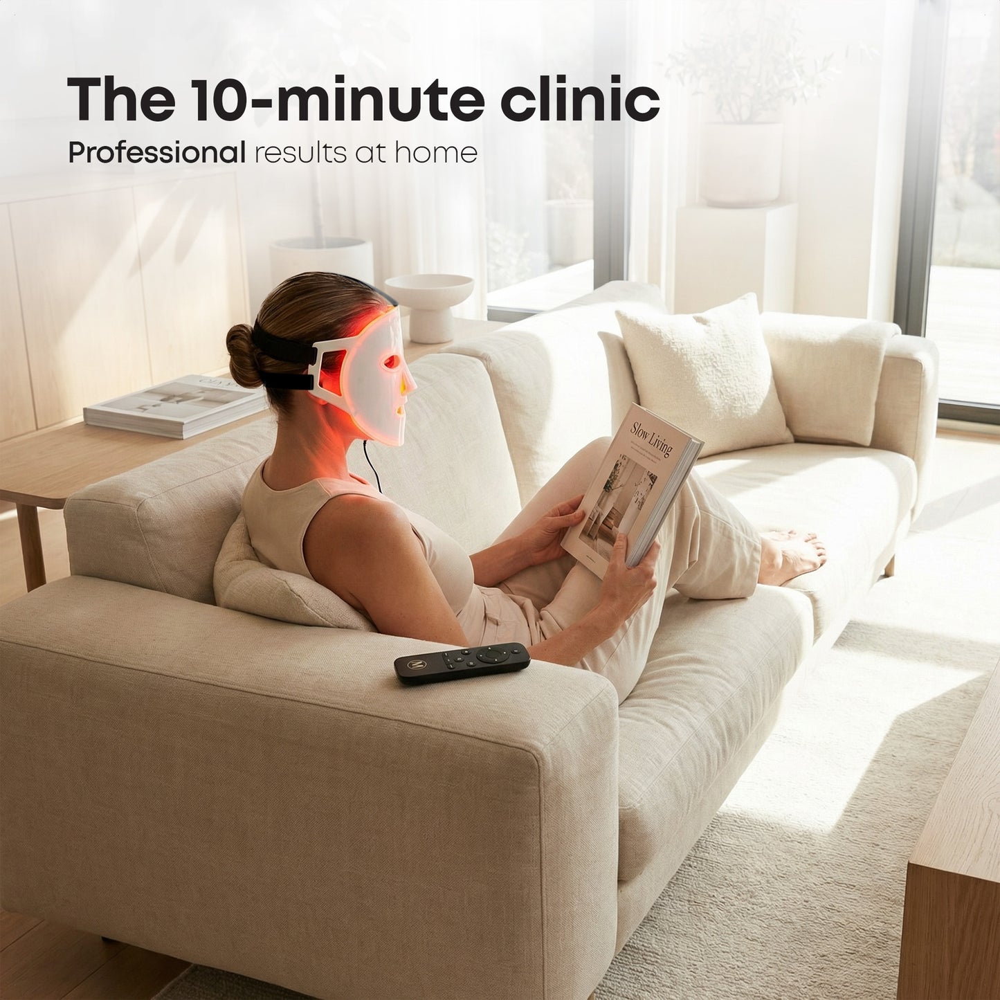 Red light & Near infrared therapy LED face mask