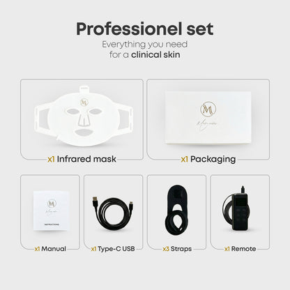 Red light & Near infrared therapy LED face mask