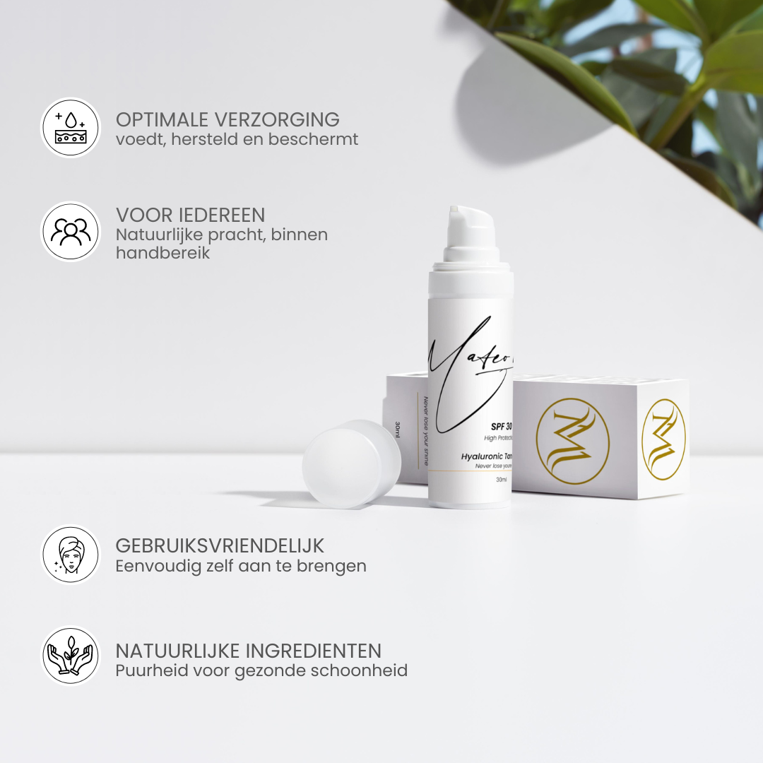 SPF 30 Tan Serum: Hydratatie en Bescherming